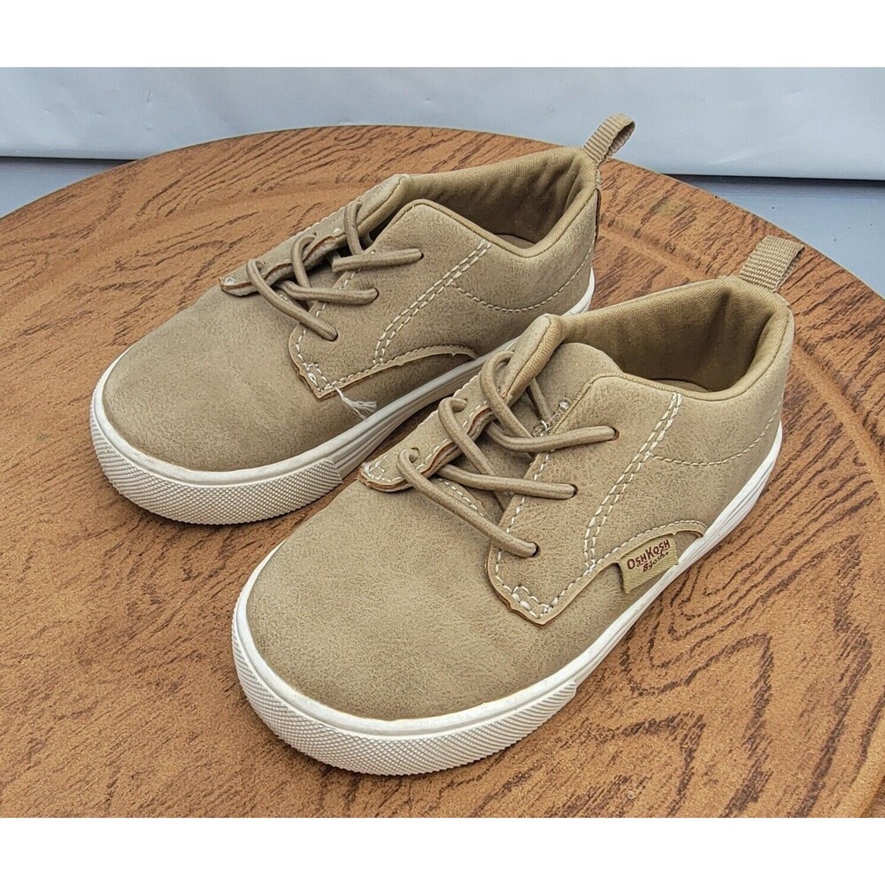 OshKosh B’Gosh Putney Toddler Boys’ Casual Shoes Tan Beige Size 7M - Picture 7 of 13